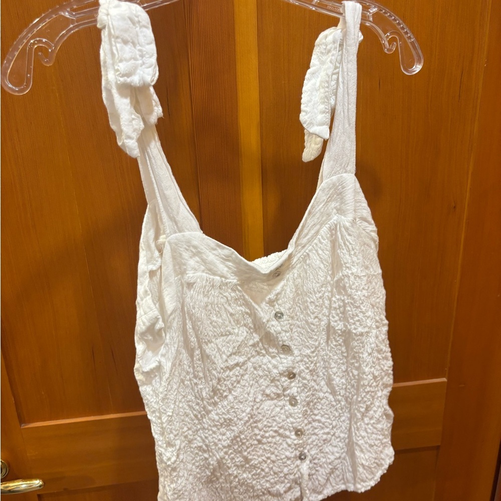 White Sleeveless Women's Top